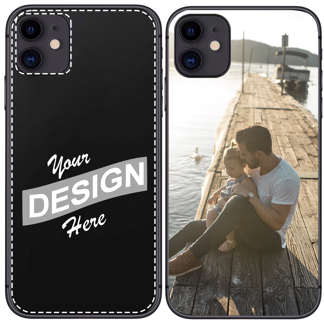 Kreiere deine persönliche iPhone 11 Schutzhülle aus hochwertigem Silikon und verleihe ihr deine individuelle Note. Mit unserem innovativen TPU-Design hast du die Möglichkeit, dein Handycover mit einem Motiv deiner Wahl zu gestalten. Lass deiner Kreativität freien Lauf und verleihe deinem Smartphone einen einzigartigen Charakter, der sich von der Masse abhebt.