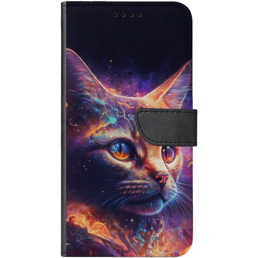 iPhone 11 Pro Handyhülle - Kunstleder Hülle mit Lasche - Motiv 3531 Katze animiert - oder selbst gestalten