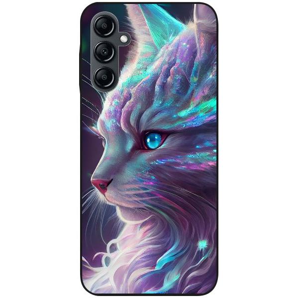 Samsung Galaxy A14 5G Handyhülle - Silikon Hülle transparent - Motiv 3500 Katze Animiert - oder selbst gestalten