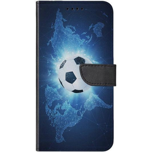 iPhone 11 Pro Handyhülle - Kunstleder Hülle mit Lasche - Motiv 3222 Fußball - oder selbst gestalten