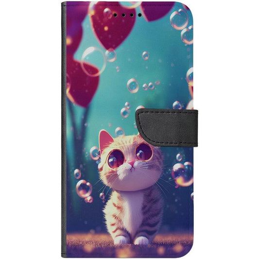 iPhone 11 Pro Handyhülle - Kunstleder Hülle mit Lasche - Motiv 3475 Katze Cartoon - oder selbst gestalten